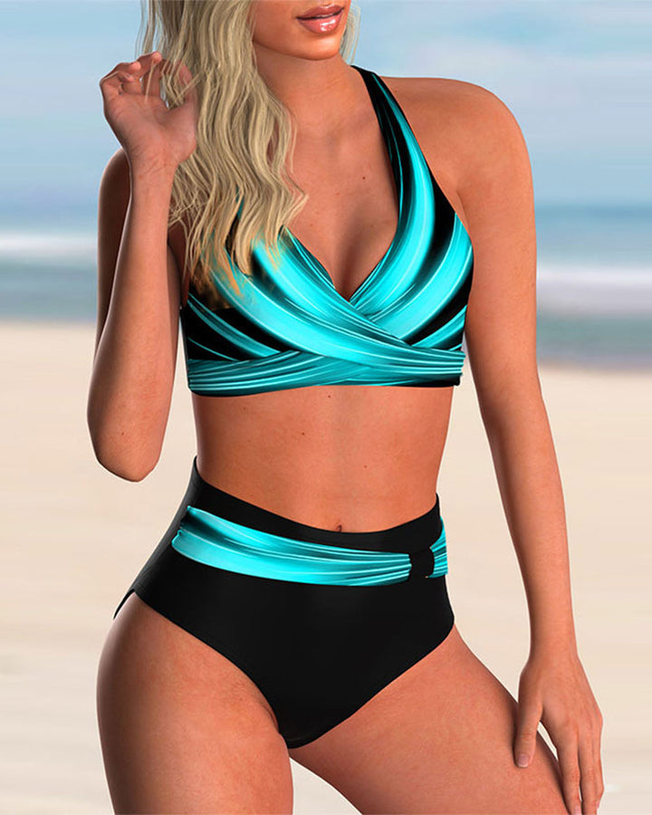 Liliana | Bikini Dos Croisé Imprimé