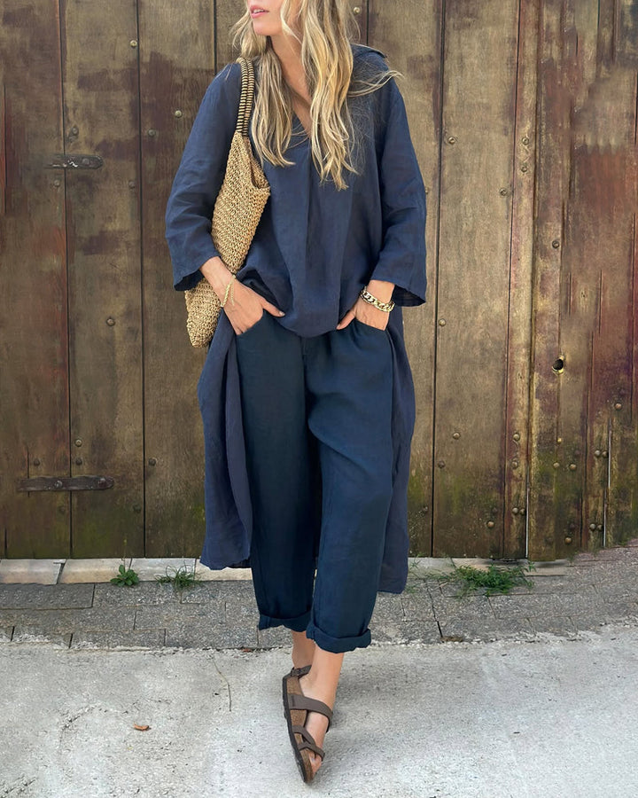 Céline | Ensemble Deux Pièces Élégant Printemps-Été