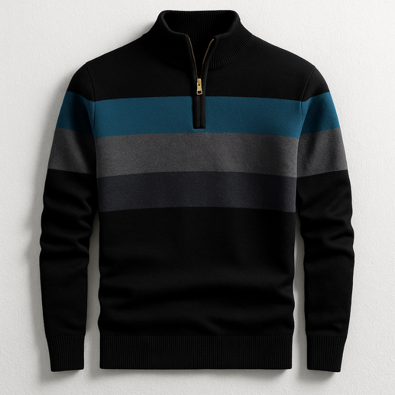 David | Pull Zippé Homme