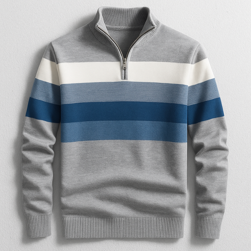 David | Pull Zippé Homme
