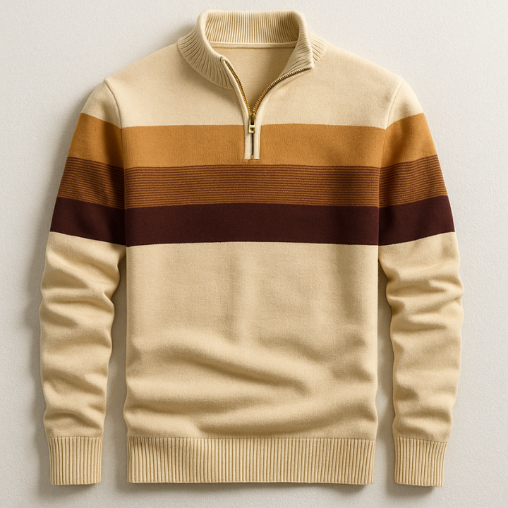David | Pull Zippé Homme