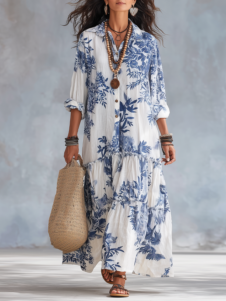 Camélia | Robe Longue Fleurie Bohème