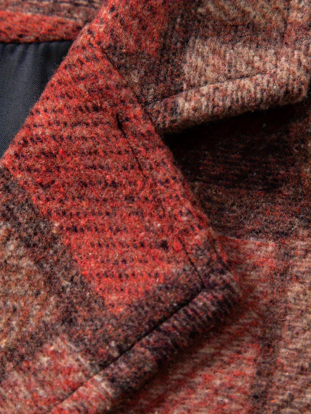 Leo | Gilet Tweed Patchwork Motif Chevron