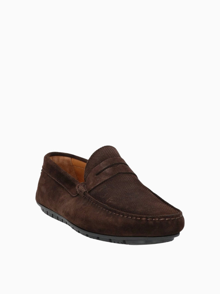 Noah | Mocassins Suède Bateau Chocolat