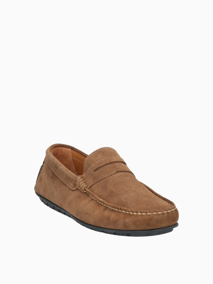 William | Mocassins Suède Bateau Marron