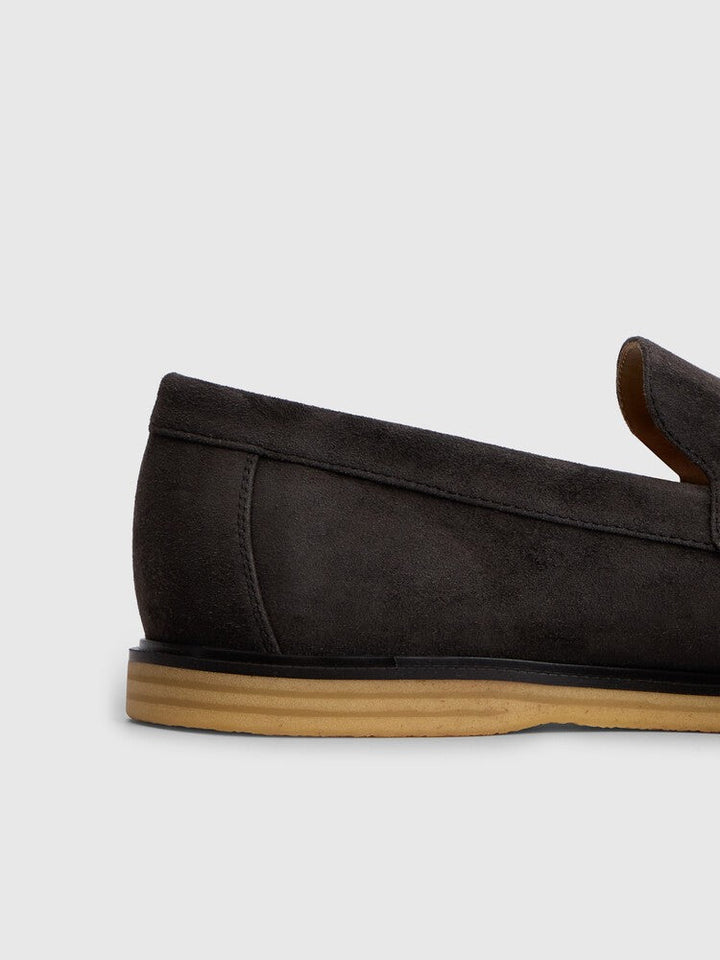 Justin | Mocassins Suède Ciel Nocturne