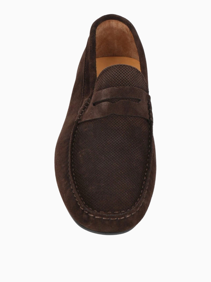Noah | Mocassins Suède Bateau Chocolat