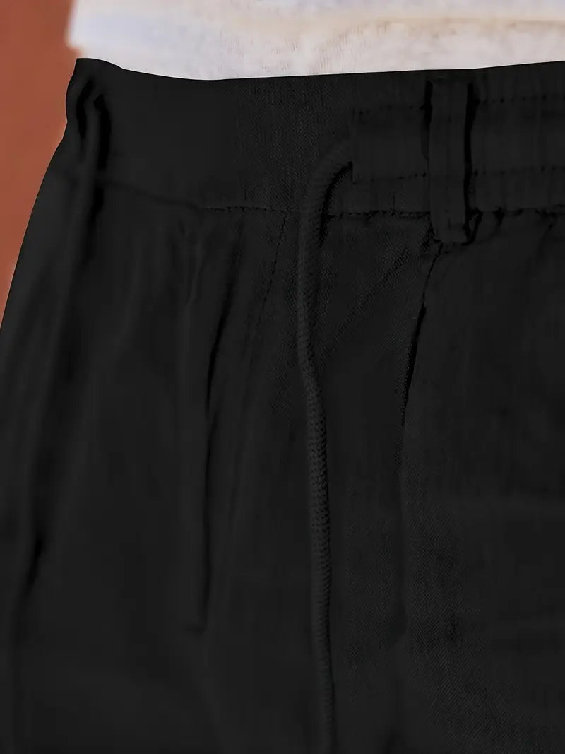 Norbert | Pantalon Large en Lin à Cordon