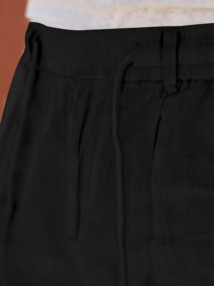 Norbert | Pantalon Large en Lin à Cordon