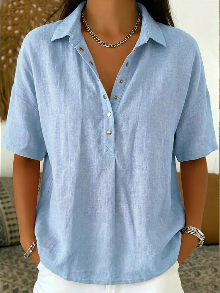 Quentine | Chemisier Boutonné Casual