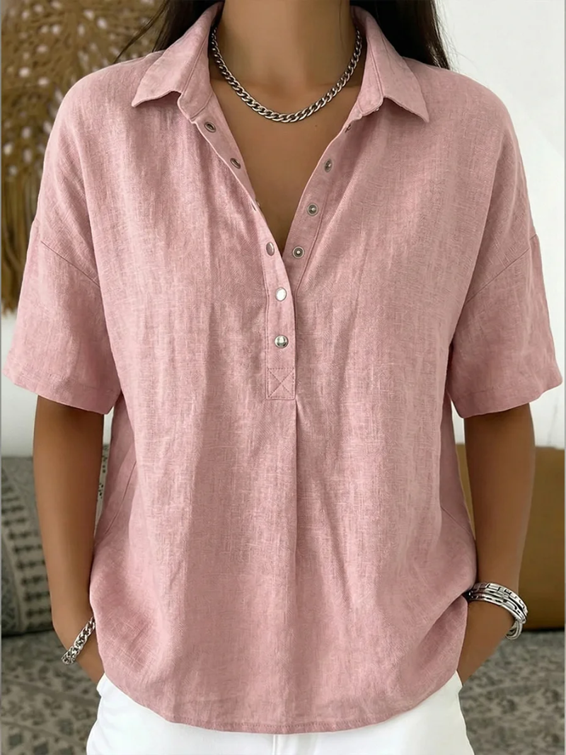 Quentine | Chemisier Boutonné Casual