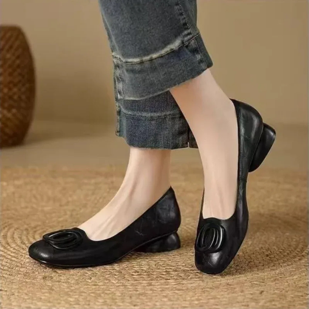 Opium | Ballerines Cuir Signature