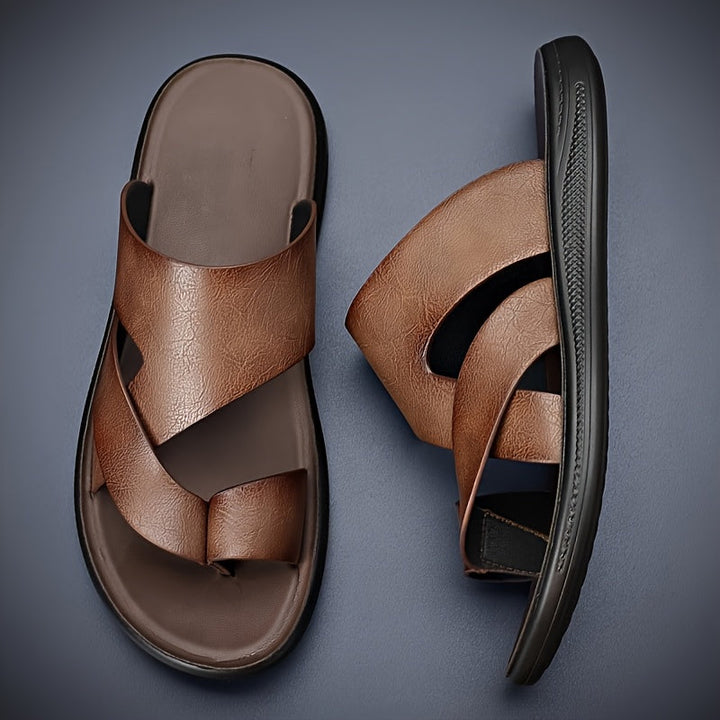 Maurice | Sandale Homme Cuir Bride Croisée