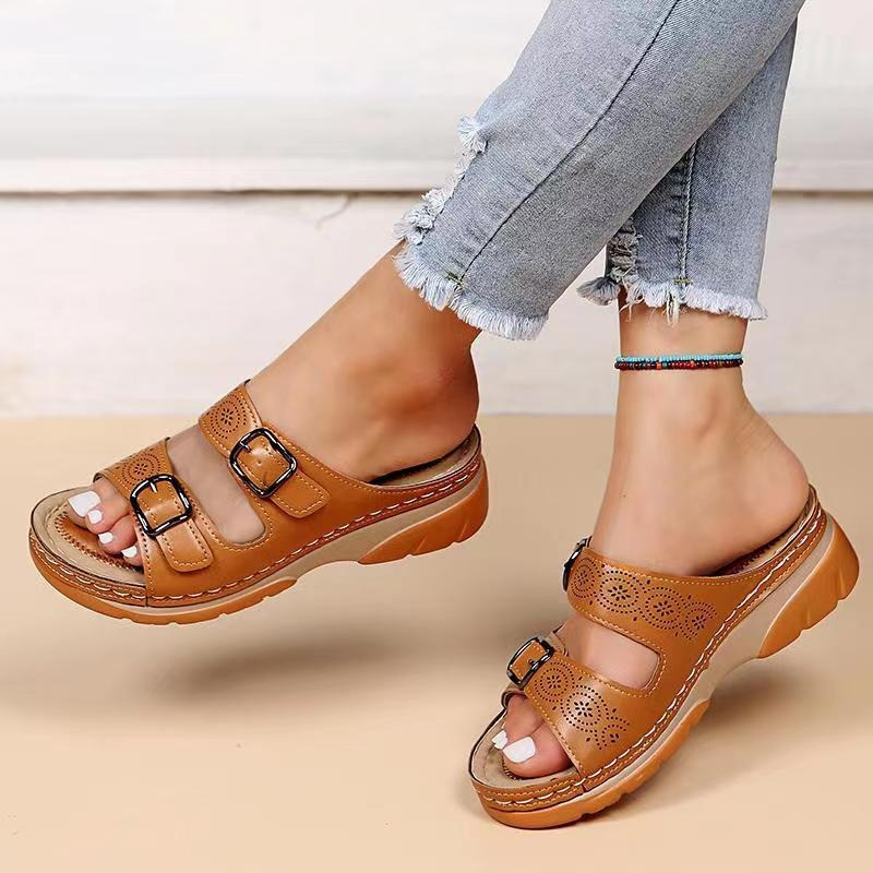 Rosalie | Sandale Été Classique en Cuir