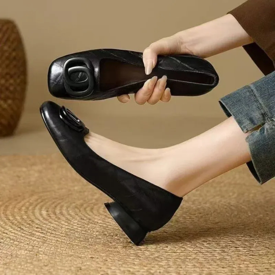Opium | Ballerines Cuir Signature