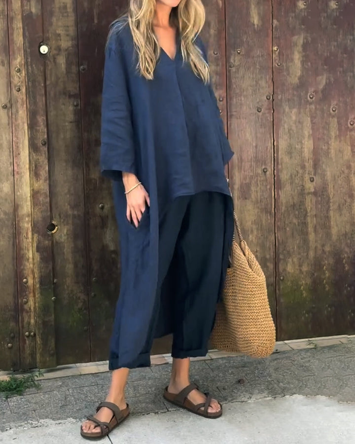 Céline | Ensemble Deux Pièces Élégant Printemps-Été