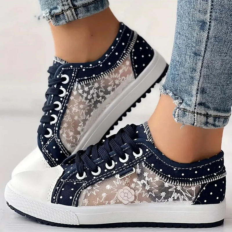 Marguerite | Sneaker Fleurie Élégante