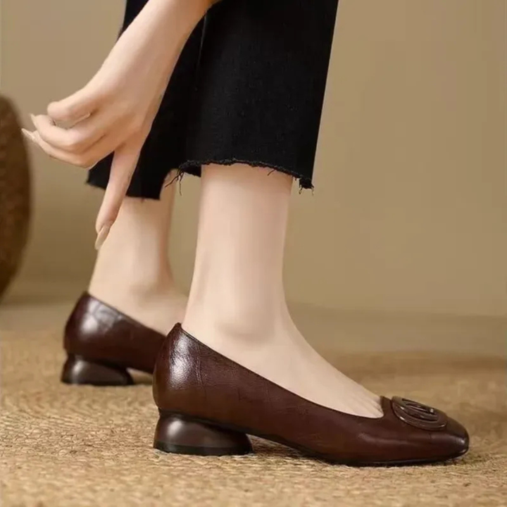 Opium | Ballerines Cuir Signature