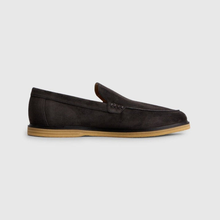 Justin | Mocassins Suède Ciel Nocturne