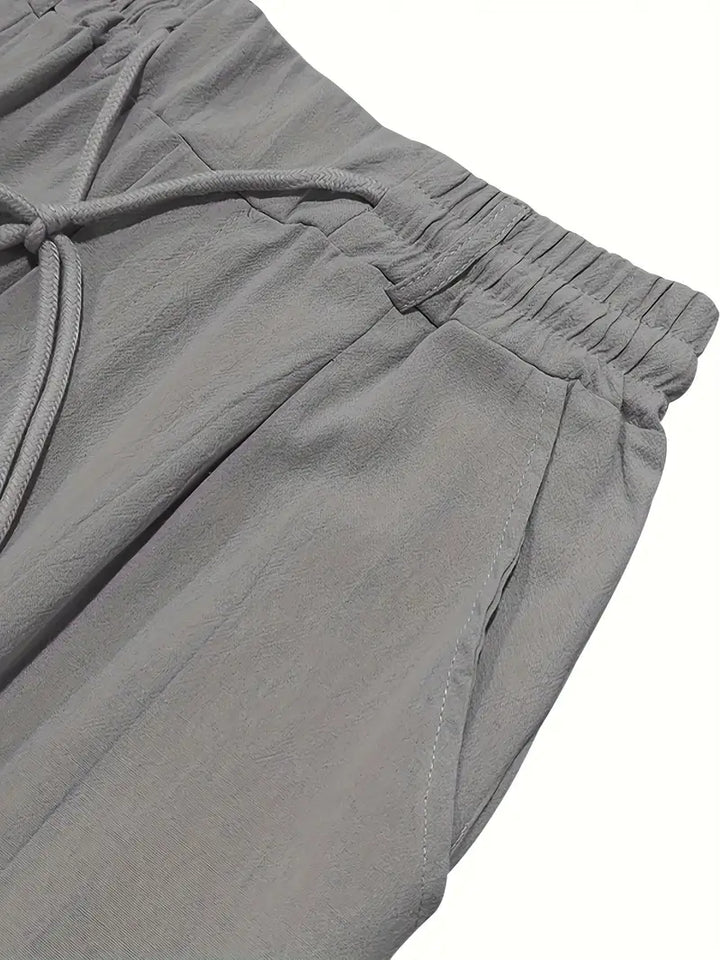 Norbert | Pantalon Large en Lin à Cordon