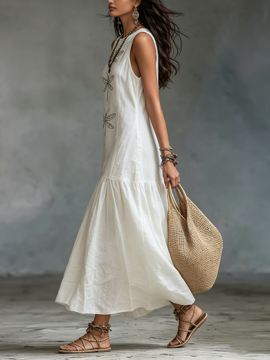 Geneva | Robe Maxi Sans Manches