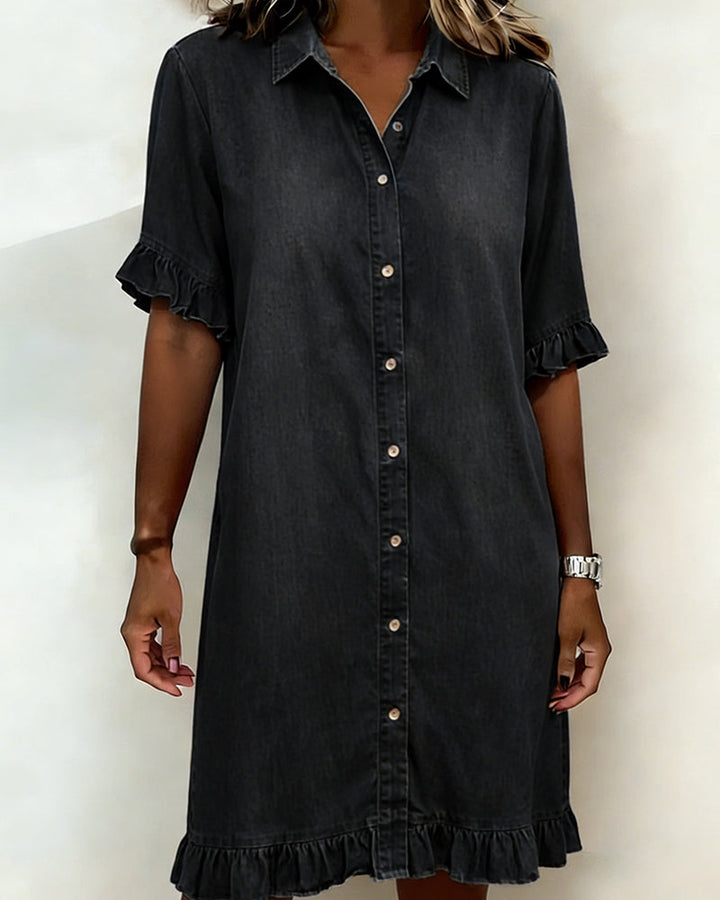 Claire | Robe en Jean Fluide & Féminine