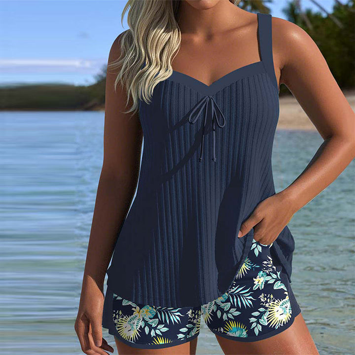 Colette | Tankini Rayé Deux Pièces