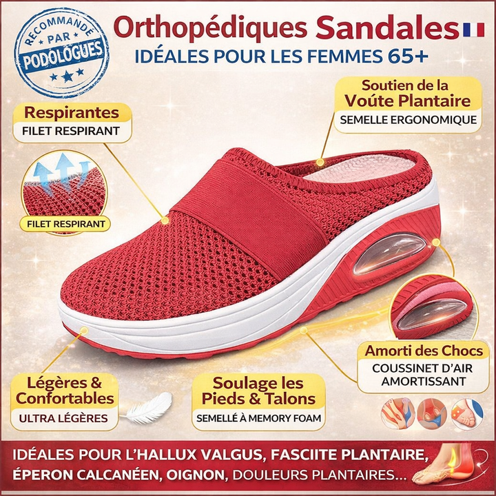 Elaine | Mules Orthopédiques Respirantes