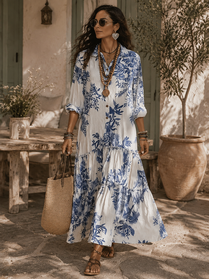 Camélia | Robe Longue Fleurie Bohème
