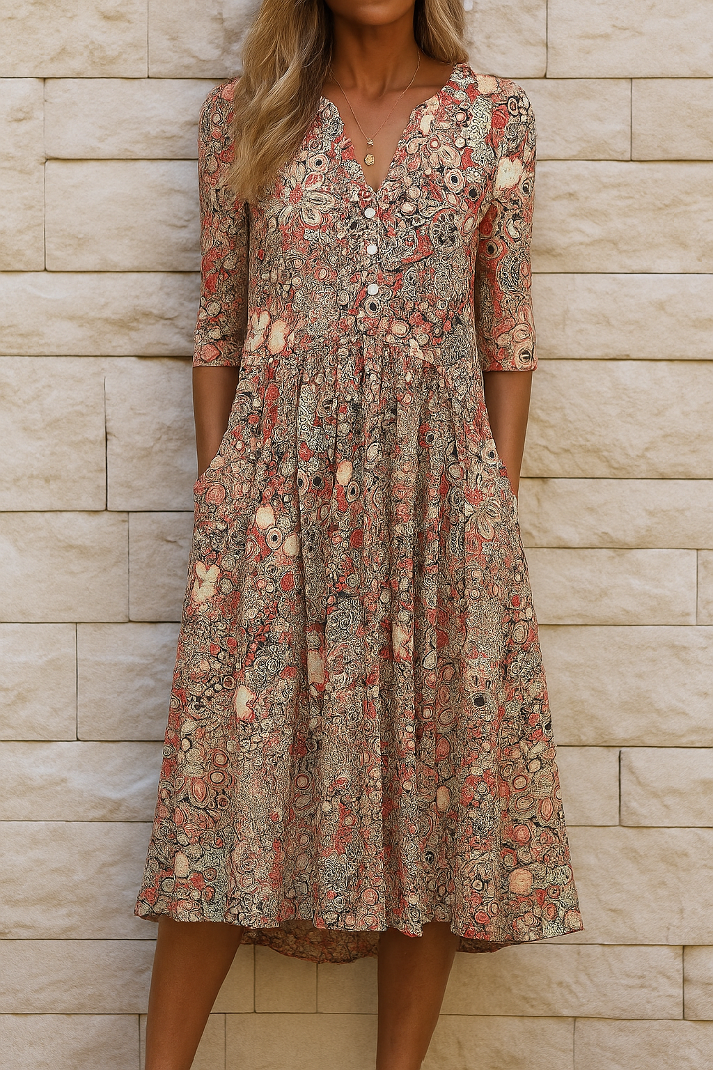 Olivia | Robe Élégante Décolleté en V