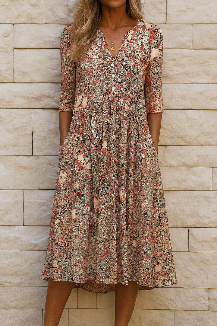 Olivia | Robe Élégante Décolleté en V
