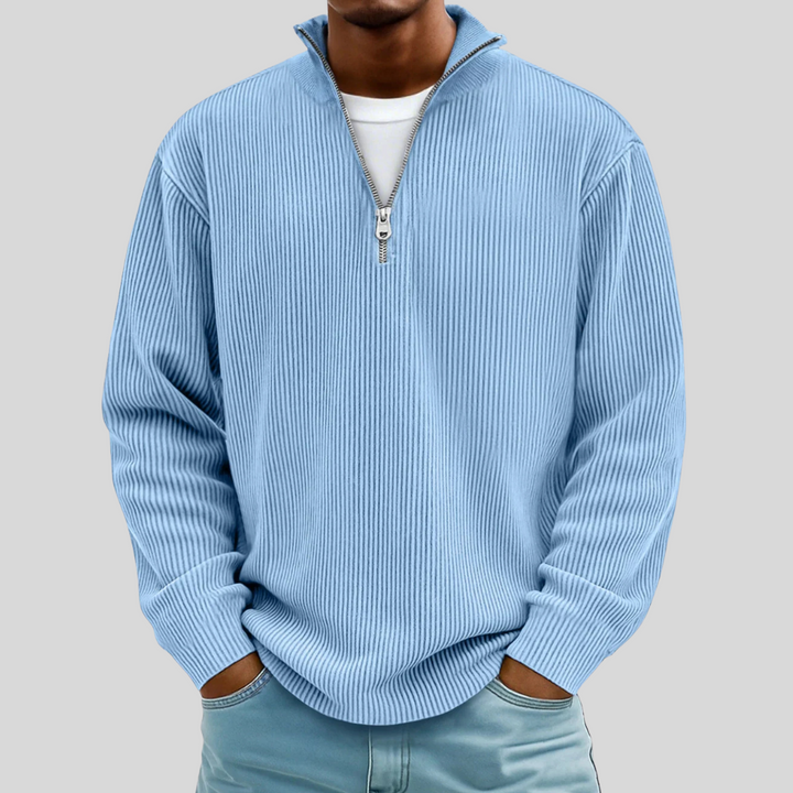Morgan | Pull Casual Demi-Zip Élégant