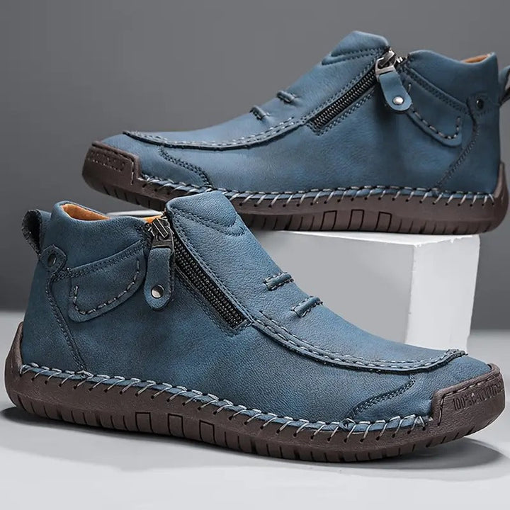 Raphaël | Chaussure Orthopédique Zip Latéral en Cuir