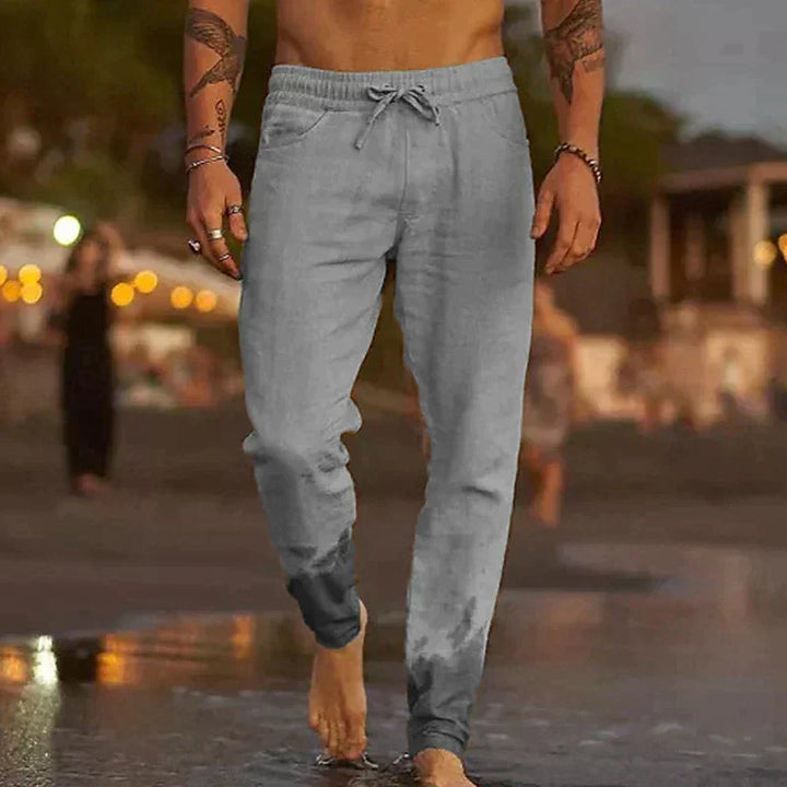 Théo | Pantalon en Coton et Lin Léger Intemporel