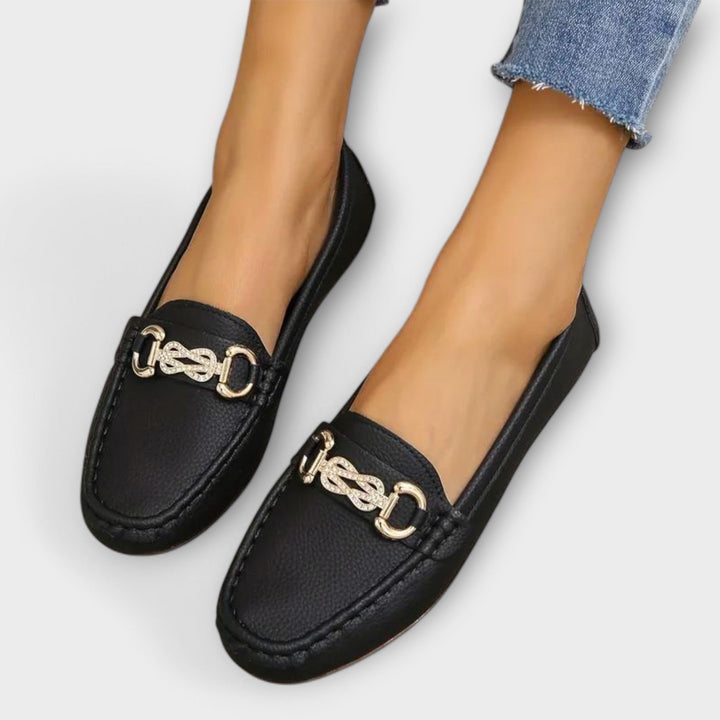 Aurora | Mocassins Cuir Chic Élégants