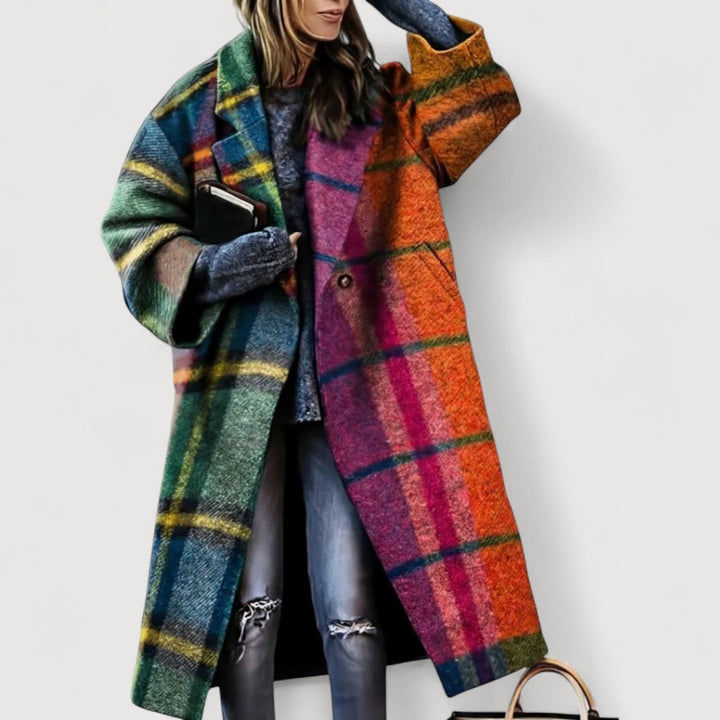 Mirelle | Manteau Imprime a Motifs
