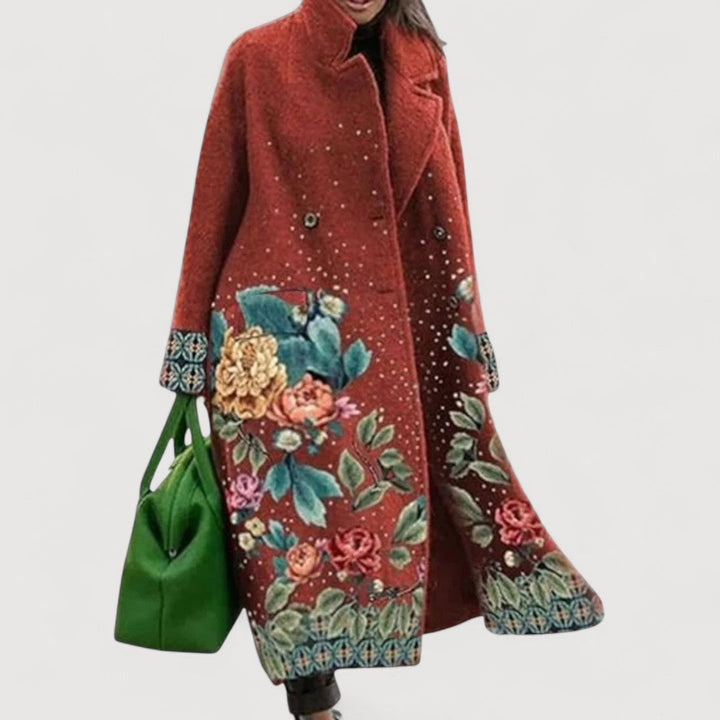 Mirelle | Manteau Imprime a Motifs