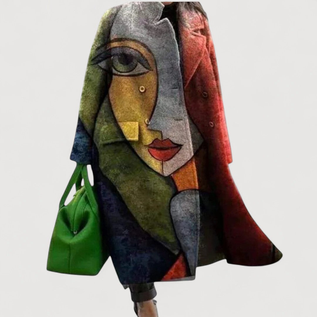 Mirelle | Manteau Imprime a Motifs