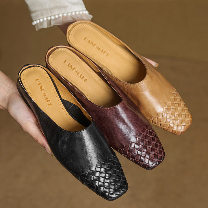 Viola | Mules Cuir Bout Pointu