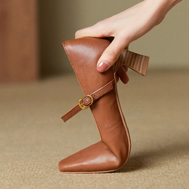 Orvane | Mary Jane Cuir Premium