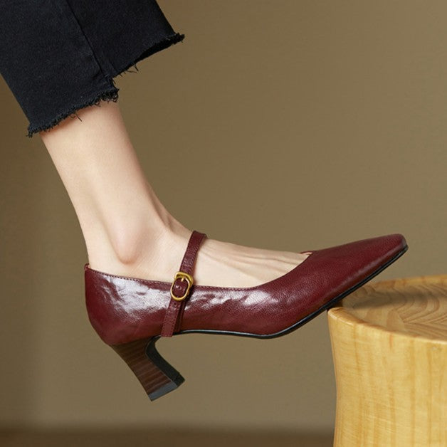 Orvane | Mary Jane Cuir Premium