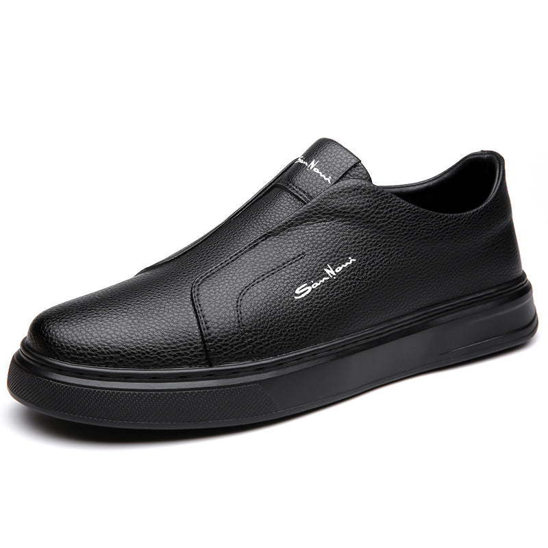 Vincent | Baskets Sans Lacets Confort Quotidien en Cuir