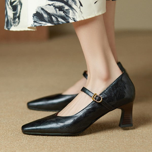 Orvane | Mary Jane Cuir Premium