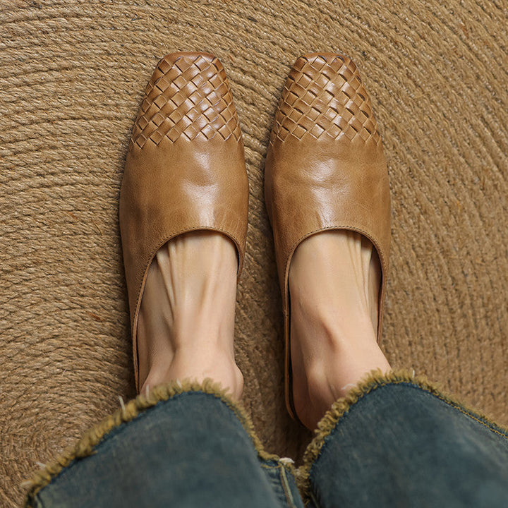 Viola | Mules Cuir Bout Pointu