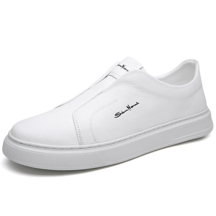 Vincent | Baskets Sans Lacets Confort Quotidien en Cuir
