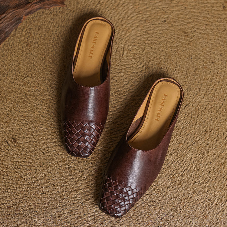 Viola | Mules Cuir Bout Pointu