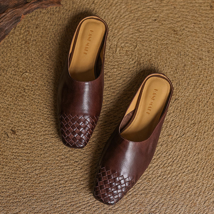 Viola | Mules Cuir Bout Pointu