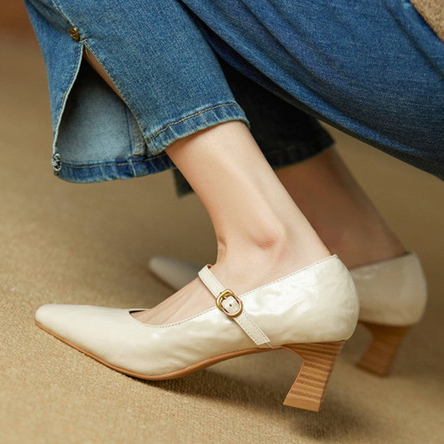 Orvane | Mary Jane Cuir Premium