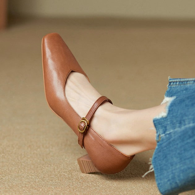 Orvane | Mary Jane Cuir Premium