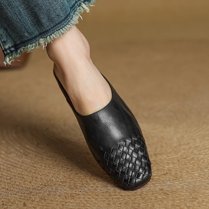Viola | Mules Cuir Bout Pointu